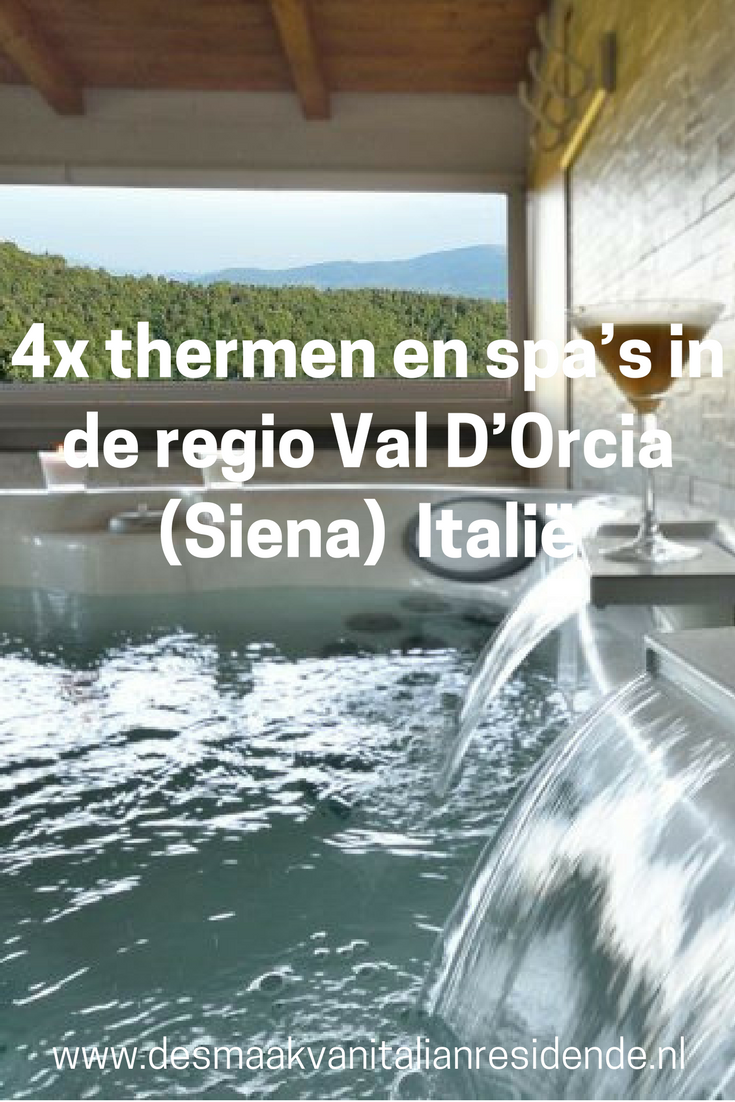 4x thermen en spa’s in de regio Val D’Orcia (Siena)  Italië