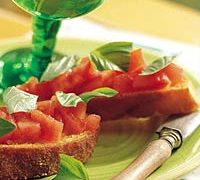 Recept Bruchetta met tomaat voorgerecht snack Italian Residence vakantiehuizen Italië