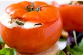 tomaat gevuld met geitenkaas recept van Italian Residence vakantiehuizen Italië