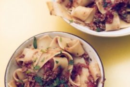 Recept Pappardelle met Lamsragout van de Smaakvan Italian Residence