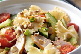 Recept voor Italiaanse pasta salade met gerookte kip van de vele smaken van Italian Residence