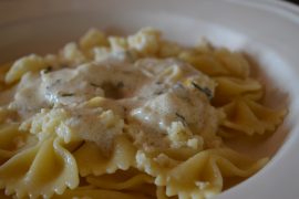 Farfalle al Limone recept pasta met limoen van Italian Residence vakantiehuizen in Italë