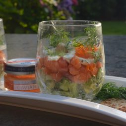 Recept Pittige Zalm avocad Amuse van de smaak van Italian Residence Italië specialist