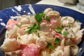 Recept voor KFettuccine kreeft met saus Alfredo van de vele smaken van Italian Residence