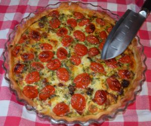 Tomaten pesto taart Italian Residence